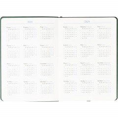 Ежедневник недатированный ATTACHE Soft touch А5,140х200мм,136л, темно-зелен - фото 9