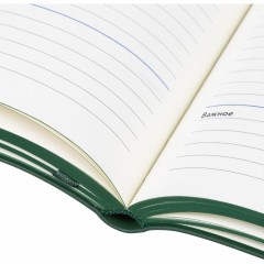 Ежедневник недатированный ATTACHE Soft touch А5,140х200мм,136л, темно-зелен - фото 17