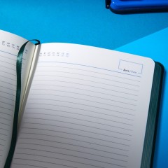 Ежедневник недатированный ATTACHE Soft touch А5,140х200мм,136л, темно-зелен - фото 20