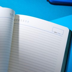 Ежедневник недатированный ATTACHE Soft touch А5,140х200мм,136л, темно-зелен - фото 21