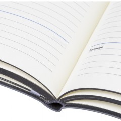 Ежедневник недатированный ATTACHE Soft touch А5, 140х200мм, 136л, серый - фото 16