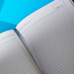 Ежедневник недатированный ATTACHE Soft touch А5, 140х200мм, 136л, серый - фото 19