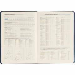 Ежедневник недатированный ATTACHE Soft touch А5,140х200мм,136л, синий - фото 14