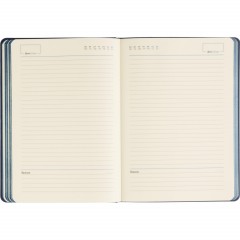 Ежедневник недатированный ATTACHE Soft touch А5,140х200мм,136л, синий - фото 16