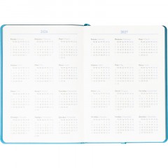 Ежедневник недатированный ATTACHE Soft touch А5, 140х200мм, 136л, бирюзовый - фото 7