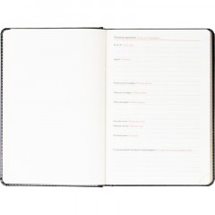 Ежедневник недатированный ATTACHE Gold А5, 143х210мм, 160л, черный Ежедневник недатированный ATTACHE Gold А5, 143х210мм, 160л, черный - фото 7