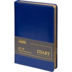 Ежедневник недатированный ATTACHE Gold А5, 143х210мм, 160л, синий