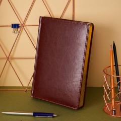 Ежедневник недатированный ATTACHE Gold А5,143х210мм, 160л,  коричневый - фото 18