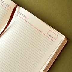 Ежедневник недатированный ATTACHE Gold А5,143х210мм, 160л,  коричневый - фото 19