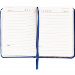 Ежедневник недатированный ATTACHE Gold А6, 160л, синий - фото 17