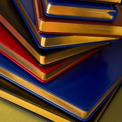 Ежедневник недатированный ATTACHE Gold А4, 160л, синий - фото 23