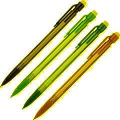 Карандаш механический 0,5мм, пластиковый прозр.корп, в ассорт SMP003 - фото 2