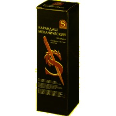 Карандаш механический 0,5мм, пластиковый прозр.корп, в ассорт SMP003 - фото 10