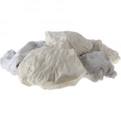 Ветошь коттон белый Выбор Есть, 10кг - фото 3