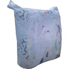 Ветошь трикотаж белый с вкраплениями_Б, 10кг - фото 2