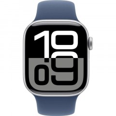 Смарт-часы Apple Watch Series 10 A2997 42мм OLED сереб./синий(MWWC3LW/A) - фото 2