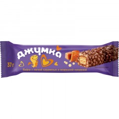 Вафли Джумка с мягкой карамелью и воздушной кукурузой,ш/б 37гx15шт/уп,ЯК329 - фото 2