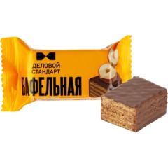 Конфеты глазированные Деловой Стандарт вафельные со вкусом ореха, 500г - фото 2