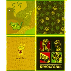 Тетрадь общая А5 48л с полями, клетка, микс в ассортименте, 40шт/уп