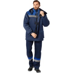 Куртка зим муж з08 син/вас с СОП 104-108/158-164 - фото 16