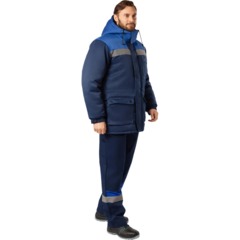 Куртка зим муж з08 син/вас с СОП 96-100/182-188 - фото 3
