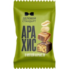 Конфеты глазированные Деловой Стандарт арахис в мягкой карамели, 700г - фото 2