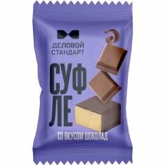 Конфеты глазированные Деловой Стандарт суфле со вкусом шоколад, 500г - фото 2