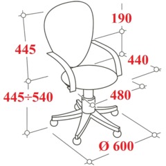 Кресло 0MX_VB_Echair-396W (LT) сетка/ткань черный пластик белый - фото 9