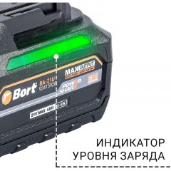 Гайковерт аккумуляторный Bort BSR-21U (2x4Ач+ЗУ) (93418477) - фото 8
