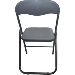 Стул складной ЮТК Easy Chair экокожа, черный 78х45х46,5см - фото 4