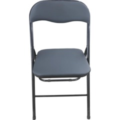 Стул складной ЮТК Easy Chair экокожа, черный 78х45х46,5см - фото 6
