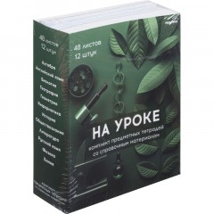 Тетрадь предметная 48л. 'НА УРОКЕ', набор 12 шт., 48-2380 Тетрадь предметная 48л. 'НА УРОКЕ', набор 12 шт., 48-2380 - фото 47