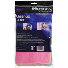 Салфетки из микрофибры набор 250 гр/м2, 30x45 см. (12 шт.) LIMROY LR-123 Салфетки из микрофибры набор 250 гр/м2, 30x45 см. (12 шт.) LIMROY LR-123 - фото 2