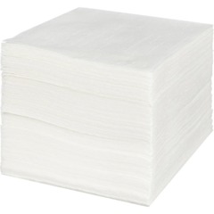 Салфетки бумажные Luscan 1 сл 24x24см белые 100штх4, спендер - фото 4