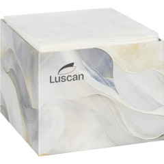 Салфетки бумажные Luscan 1 сл 24x24см белые 100штх4, спендер - фото 7