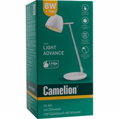 Светильник KD-803 C01 бел. LED 8Вт, 580лм, рег.ярк и цвет.темп - фото 8