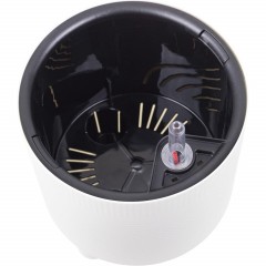 Кашпо ШЭНК D180мм 3,6л с вставкой и с автополивом, белый ротанг,М 3241 - фото 2