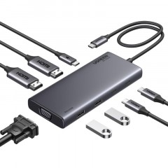 Разветвитель USB UgreenCM639(35588)Revodok8in1 4K@60HzHDMI/VGA/USB-C;A/PDср Разветвитель USB UgreenCM639(35588)Revodok8in1 4K@60HzHDMI/VGA/USB-C;A/PDср - фото 2
