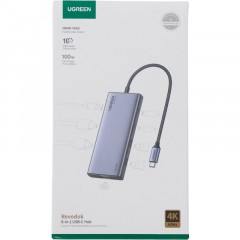 Разветвитель USB UgreenCM639(35588)Revodok8in1 4K@60HzHDMI/VGA/USB-C;A/PDср Разветвитель USB UgreenCM639(35588)Revodok8in1 4K@60HzHDMI/VGA/USB-C;A/PDср - фото 4