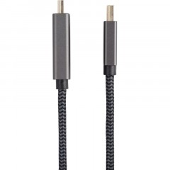 Кабель Telecom (TA561M-1.8M) DisplayPort M-> HDMI M 4K@60Hz 1.8m оплетка Кабель Telecom (TA561M-1.8M) DisplayPort M-> HDMI M 4K@60Hz 1.8m оплетка - фото 2