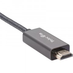 Кабель Telecom (TA561M-1.8M) DisplayPort M-> HDMI M 4K@60Hz 1.8m оплетка Кабель Telecom (TA561M-1.8M) DisplayPort M-> HDMI M 4K@60Hz 1.8m оплетка - фото 4
