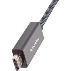 Кабель Telecom (TA561M-1.8M) DisplayPort M-> HDMI M 4K@60Hz 1.8m оплетка Кабель Telecom (TA561M-1.8M) DisplayPort M-> HDMI M 4K@60Hz 1.8m оплетка - фото 5