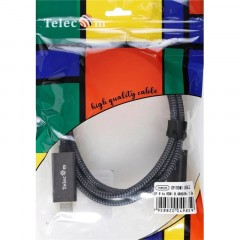 Кабель Telecom (TA561M-1.8M) DisplayPort M-> HDMI M 4K@60Hz 1.8m оплетка Кабель Telecom (TA561M-1.8M) DisplayPort M-> HDMI M 4K@60Hz 1.8m оплетка - фото 7