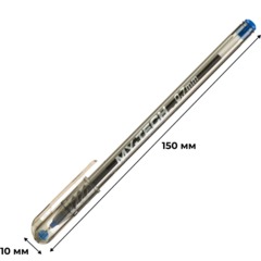 Ручка шариковая неавтомат. PENSAN My-Tech игол.након.0,7мм син 12шт/уп 2240 - фото 5