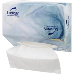 Полотенца бумажные листовые Luscan Prof Z слож 3 сл цел бел 80 шт/уп - фото 2