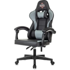 Кресло VB_Echair Easy Game-907 LT PU экокожа черный/серый, пластик - фото 5