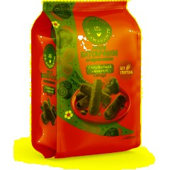 Батончик мини Dr.Amaranth с клубничной начинкой в глазури без глютена 100г