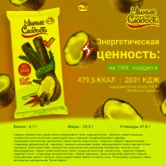 Батончик Умные сладости с кокос нач в глазур вит б/с б/фр б/гл 20г 20шт/уп - фото 3