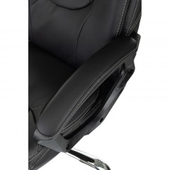 Кресло VB_EChair 668 TPU/SL черный экокожа крестов.металл хром Кресло VB_EChair 668 TPU/SL черный экокожа крестов.металл хром - фото 6