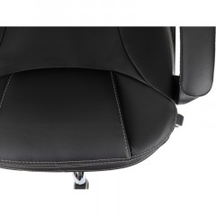 Кресло VB_EChair 668 TPU/SL черный экокожа крестов.металл хром Кресло VB_EChair 668 TPU/SL черный экокожа крестов.металл хром - фото 7